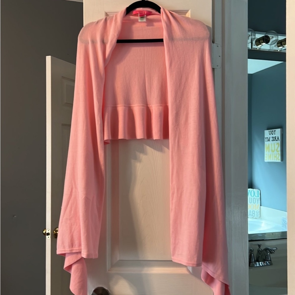 Lilly Pulitzer Cashmere Wrap Shrug new without tags